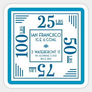 San Francisco Ice & Coal Sticker